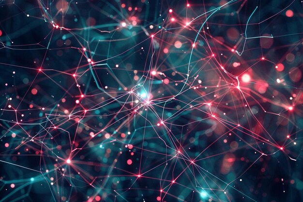 Das miteinander verbundene Netz von Algorithmen in Bewegung ist generativ.
