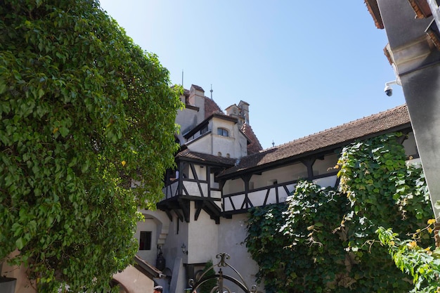 Das mittelalterliche Schloss von Bran, Innenansicht, bekannt für den Mythos von Dracula