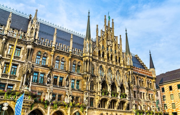 Das neue Rathaus in München Bayern Deutschland