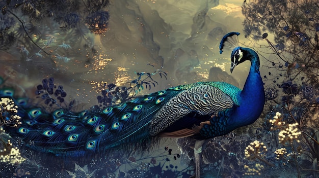 Das Panorama des Peacock