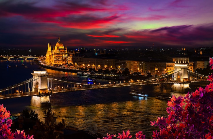 Foto das parlament im herbst