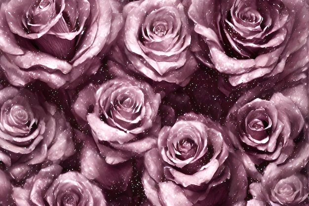 Das perfekte Geschenk Ein Strauß frischer rosa RosenxA