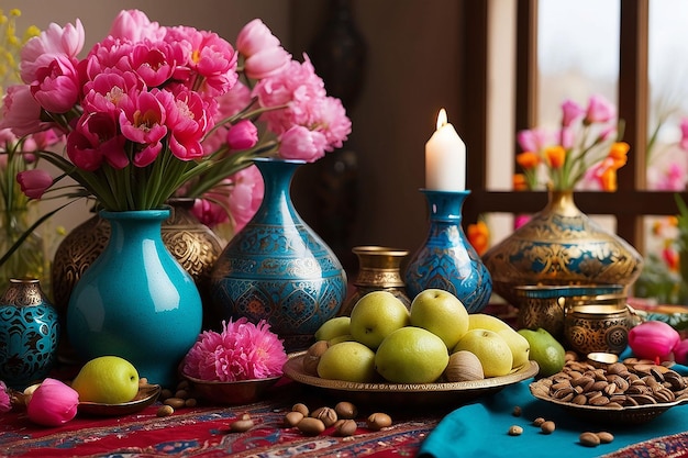 Das persische Neujahr Nowruz Mubarak