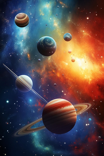 Das Poster für die Veranstaltung zeigt ein Schlachtschiff im Weltraum im Stil von hyperfarbigen Träumen