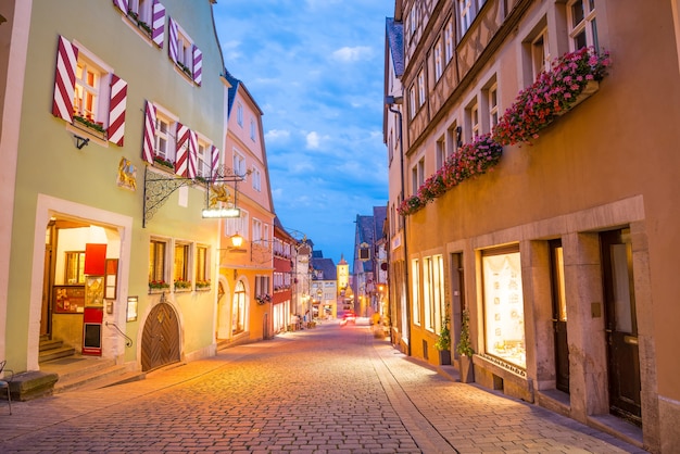 Das Rothenburg ob der Tauber eine Stadt in Bayern, Deutschland