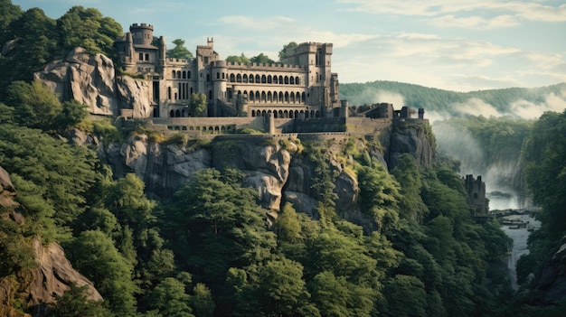 Das Schloss auf dem Berg