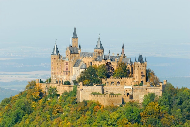 Das Schloss Hohenzollern Baden-Württemberg Deutschland Europa