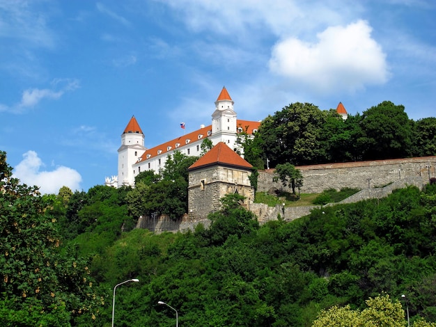 Das Schloss in der Stadt Bratislava, Slowakei