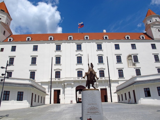 Das Schloss in der Stadt Bratislava, Slowakei