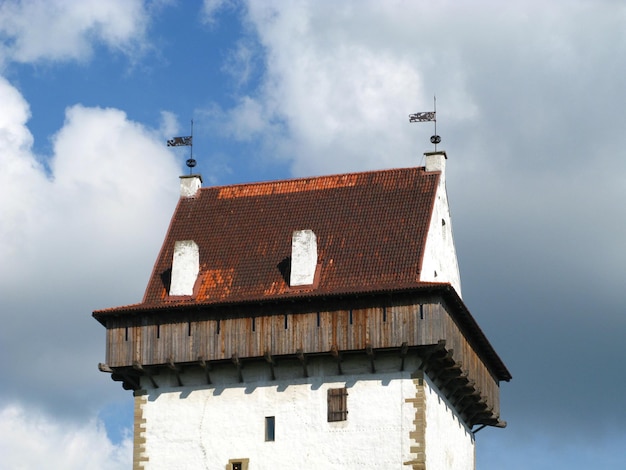 Das Schloss in der Stadt Narva Estland