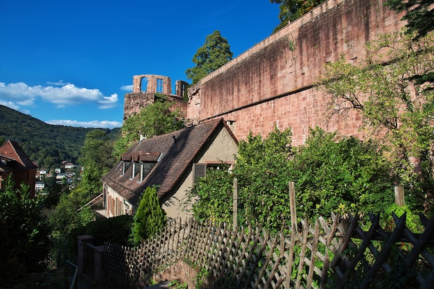 Das Schloss in Heidelberg Deutschland