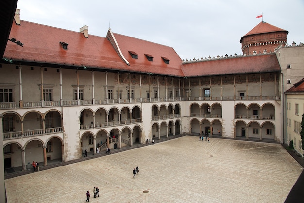 Das Schloss in Krakau Polen