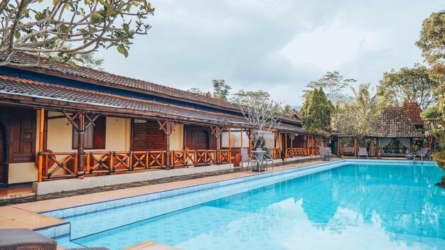 Das Schwimmbad im oder in der Nähe des Resorts