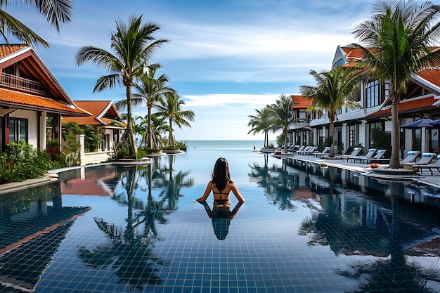 Das Schwimmbad in ihrer Residenz in Bahia genießt