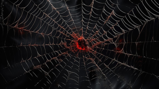 Foto das spinnennetz