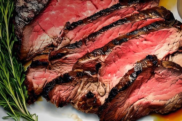 Foto das steaks for food-konzept ai generative image