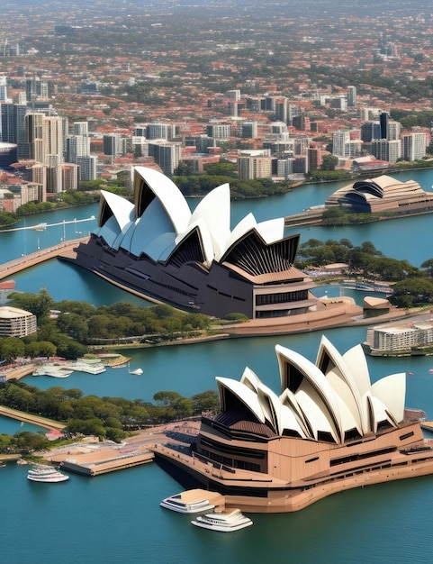 Das Tageslicht des Sydney Opera House in Sydney