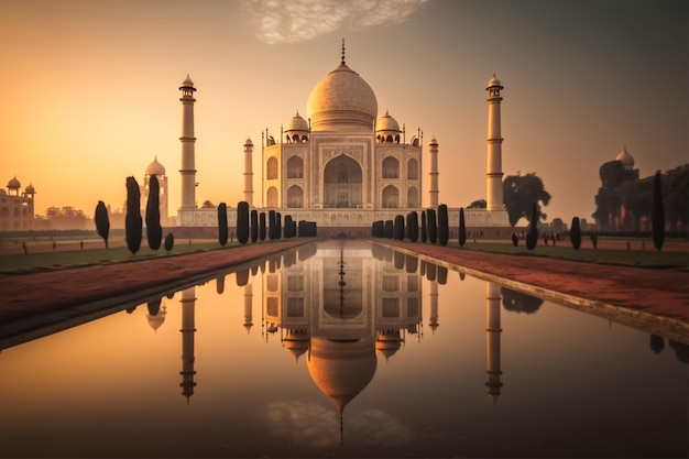 Das Taj Mahal ist ein Denkmal für Indien.