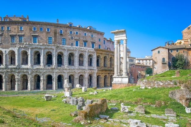 Das theater von marcellus rom italien