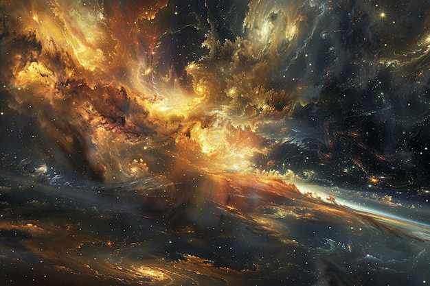 Das Universum ist das Universum des Feuers und das Universum ist eine Welt der Wissenschaft.