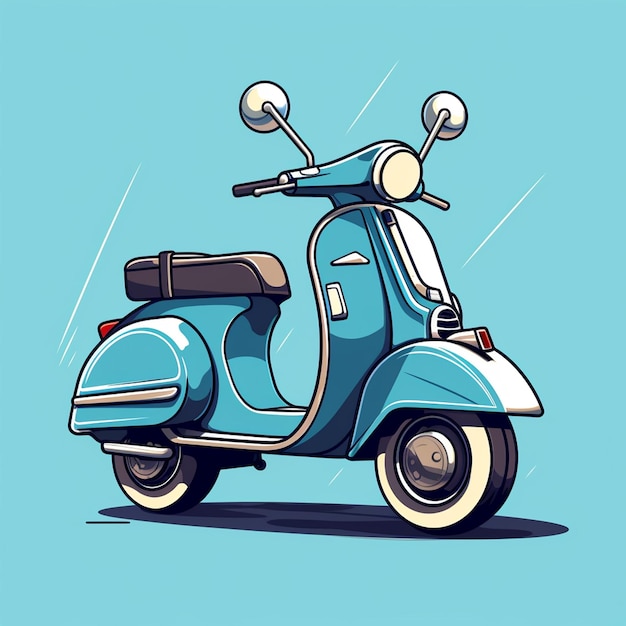 Das Vespa-Cartoon-Logo