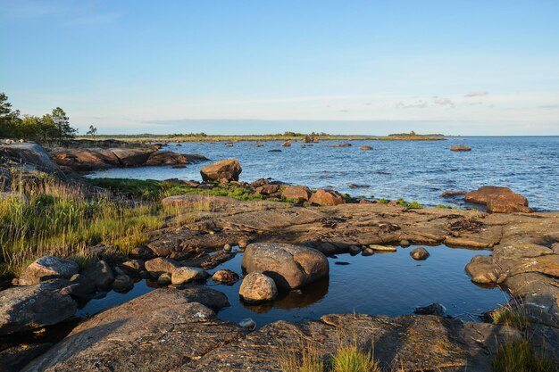 Das Weiße Meer am Ende des Sommers