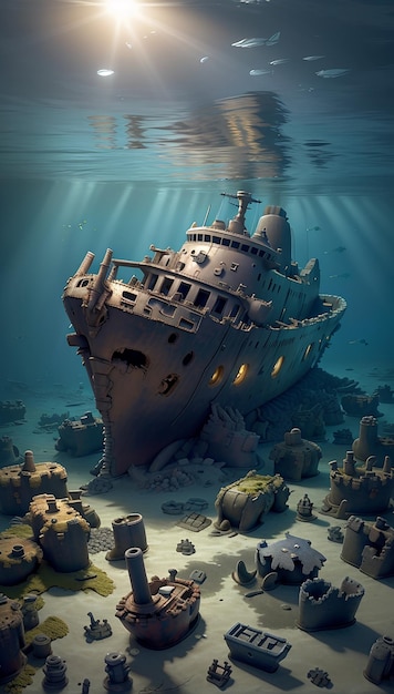 Das Wrack der Bismarck liegt auf dem Meeresboden