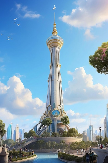 Das zukünftige Monas-Denkmal ist in ein Disney-Gefühl gehüllt