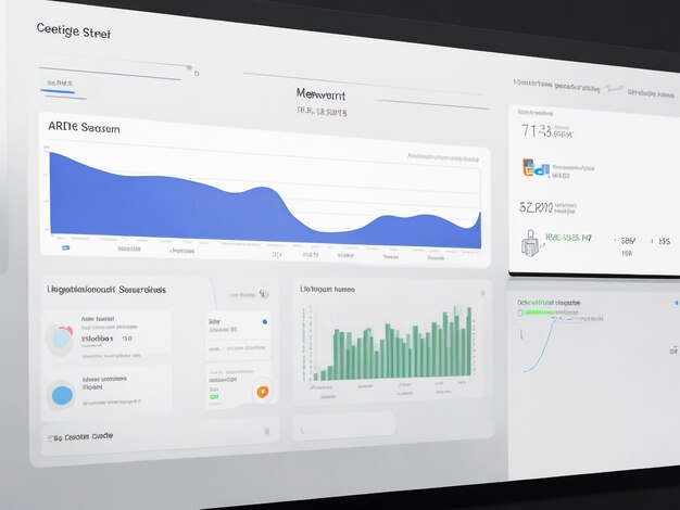 Dashboard-Vorlage mit zu anpassenden Diagrammen