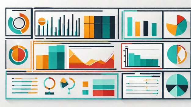 Foto daten analysieren mit hilfe von diagrammen