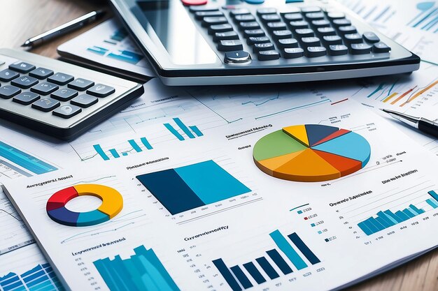 Datos financieros documento gráfico gráfico informe estadísticas planificación del desarrollo de la investigación de marketing documento gráfico de datos financieros informe estadísticas investigación de marketing planificación del desarrollo
