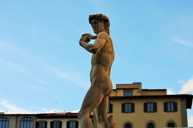 David de Florença de Michelangelo - estátua de rua