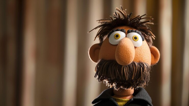 Foto dayanj97 como um jim henson muppet com cabelo castanho