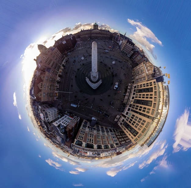 Foto de dam amsterdam 360°-sphäre-panorama