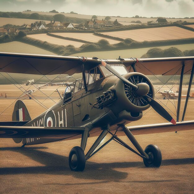 De Havilland DH90 Dragonfly auf der Shoreham Airshow.