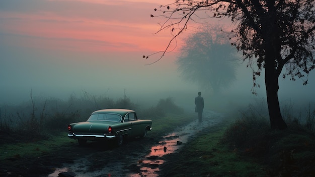 De manhã cedo na Holanda por joel meyerowitz e andre kertesz inspirados por slim aarons e