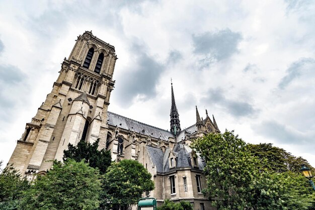 De Paris Notre-Dame-Kathedrale in Paris. Frankreich