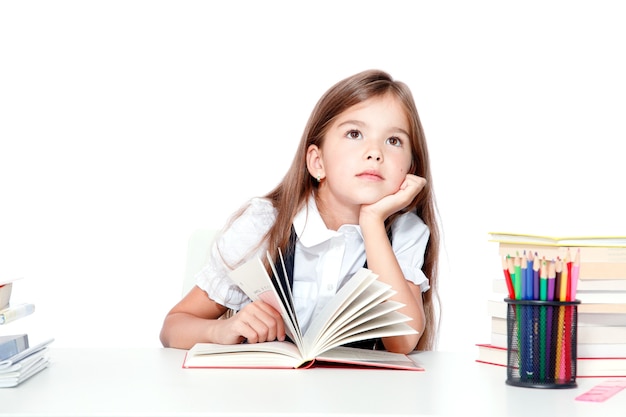 De volta à escola! Conceito de educação, leitura e aprendizagem.