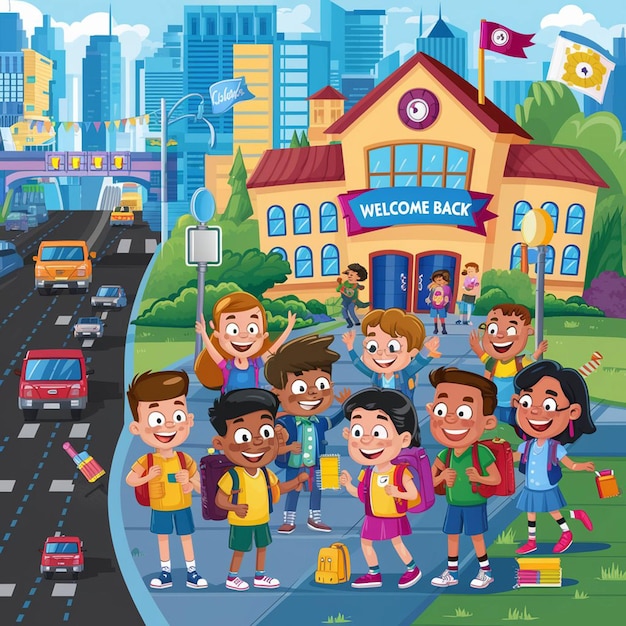 de volta à escola