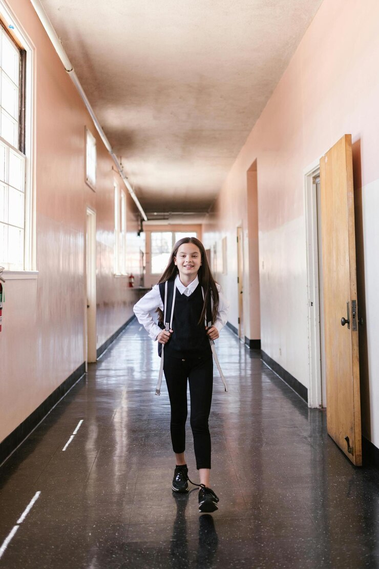 Foto de volta à escola.