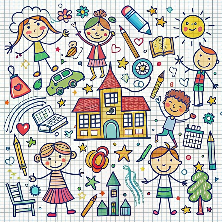 Foto de volta à escola.