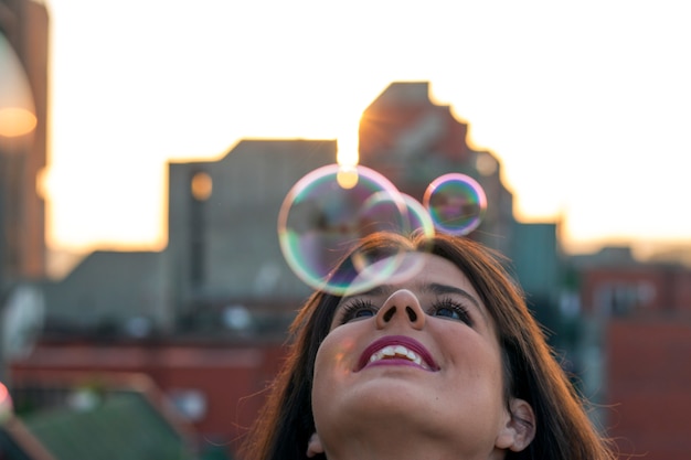 Foto de volta à infância