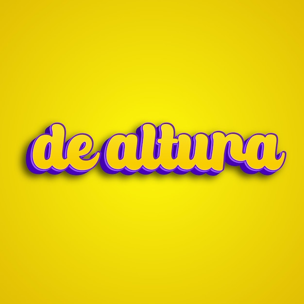 dealtura tipografía diseño 3d amarillo rosa blanco fondo foto jpg.