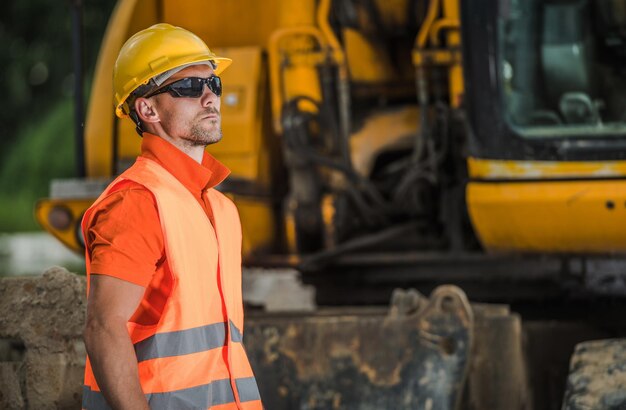 Foto deber de los trabajadores de la construcción