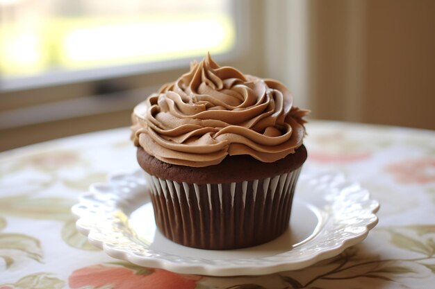 Un decadente pastel de chocolate casero una dulce indulgencia generada