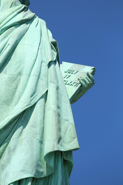 Declaración de Independencia La Estatua de la Libertad en la Ciudad de Nueva York