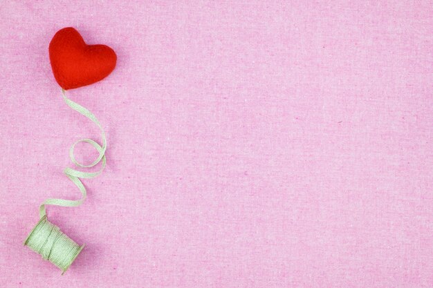 Foto decoração conceito de dia de valentine romântico