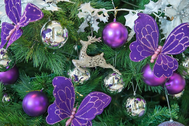 Decoração da árvore de natal