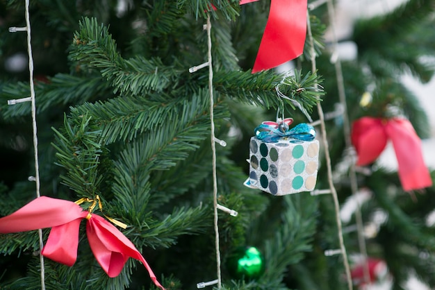 Decoração da árvore de natal