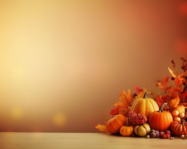 decoração de ação de graças feliz outono